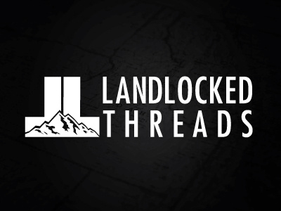 Landlocked Threads apparel branding design graphic design illustrator