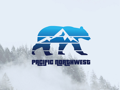 Pacific Northwest branding design graphic design identity illustrator logo montana pacific northwest