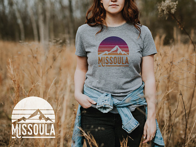 Missoula Mountains Apparel branding design graphic design identity illustrator logo missoula montana