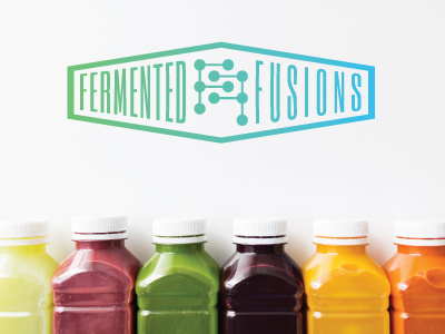 Fermented Fusions Branding art direction branding creative design graphic design illustrator logo mock up photoshop