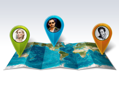 Points on map - psd download free icon location map pin pointer psd ui user interface