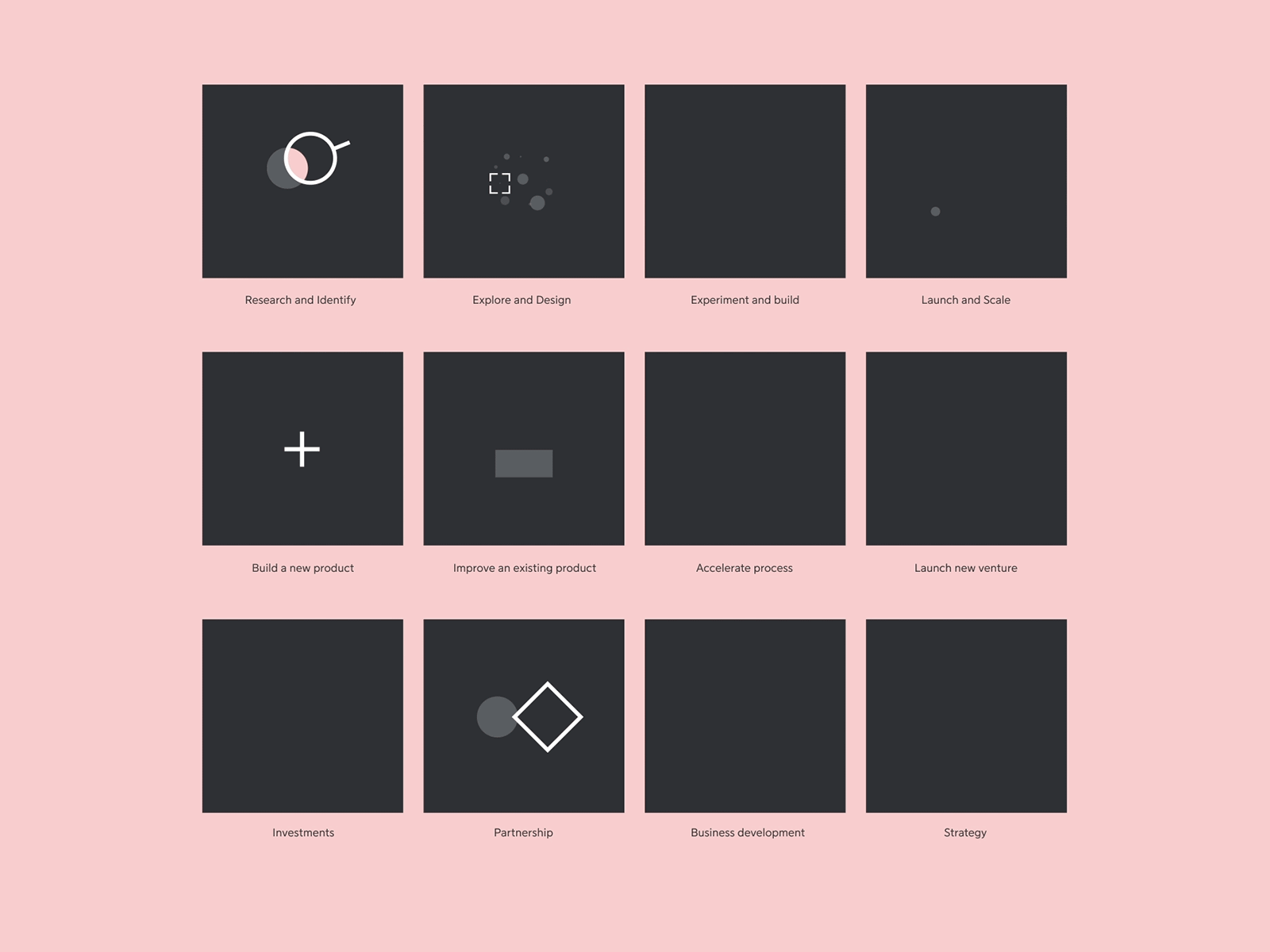 Animated icons abstract animation icons movement shapes