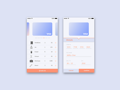 Daily ui 002 — Checkout app checkout dailyui dailyui002 ui ux