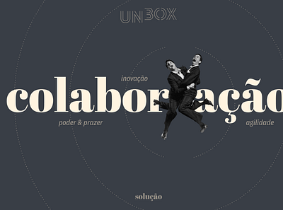 UNBOX . colaboração branding design illustration visual identity