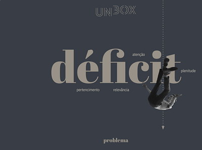 UNBOX . déficit branding design illustration presentation design type visual identity