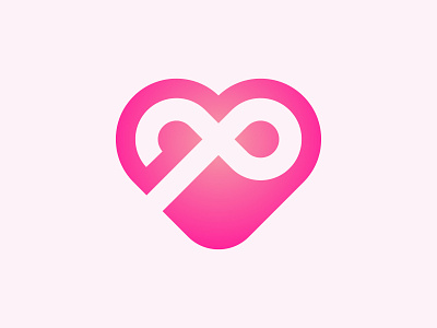 Infinity Love branding business care community company corporate happy health heart human identity infinity logo logotype love network p people social symbol