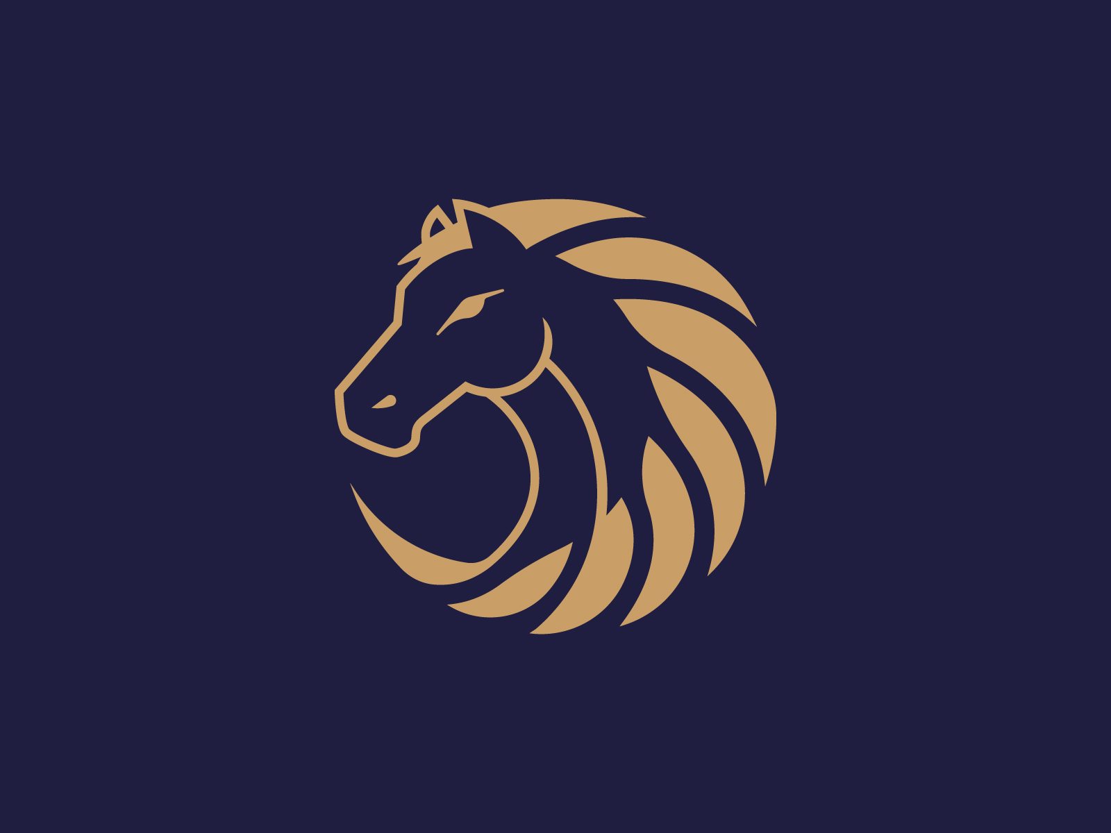 Horse logo by Rasagama on Dribbble