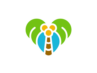 Coconut tree logo