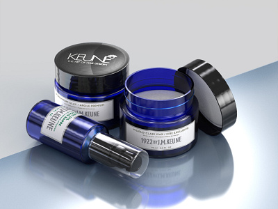 Keune 1922 3d Product Packshot 3d branding cosmetics graphic design hair packshot photography produc render rendering studio