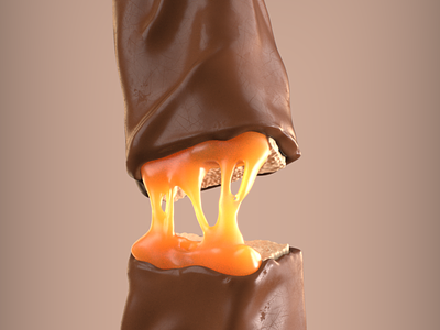 Choco Candy Bar 3D Design