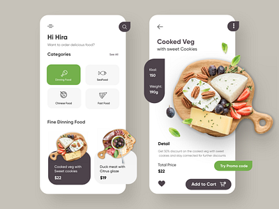 Food App aap ui ux