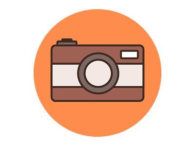 Camera Icon camera icon icon a day illustrator