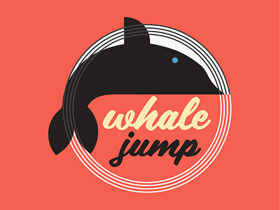 Whale Jump animal design illustration illustrator logo logo design whale