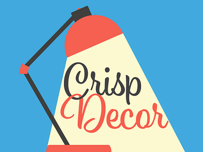 Crisp Decor illustration logo logo a day logo art logo challenge logo design