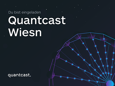 Quantcast Wiesn (Oktoberfest Invitation) gradient illustration invitation print quantcast web