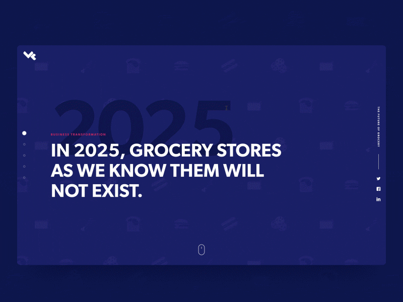 The Future of Grocery is Live! amazon animation future grocery lottie microsite website whole foods