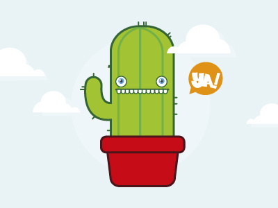 Mr. Cactus adobe animation artwork cactus character color design graphic icon illustration