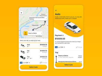 Ride Sharing App android app clean design ios iphone mobile mobility ride app ride share ride sharing ridesharing south america transport