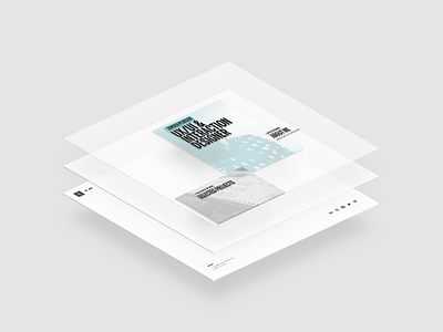 Portfolio Layers & Grid branding clean design experience flat identity interaction interface layers menu minimalistic portfolio