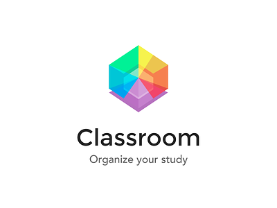Classroom Logo classroom color colorful design experience flat font logo logotype mark minimalstic typography