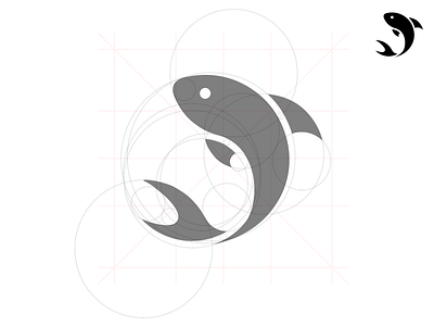 LOGO black fish white