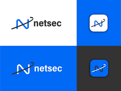 Netsec Logo app branding design icon illustrator logo logo design minimal minimalist vector