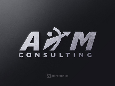 AIM branding consulting logo design lettermark logo logo design logodesign logotype minimalist modern logo