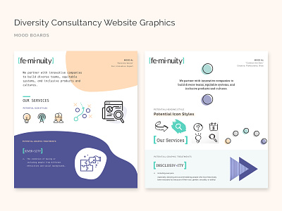 Diversity Consultancy Website Mood Boards branding graphic design mood board style tile ui web web design