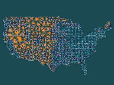 Visualizing health care deserts in America amino cartography data visualization
