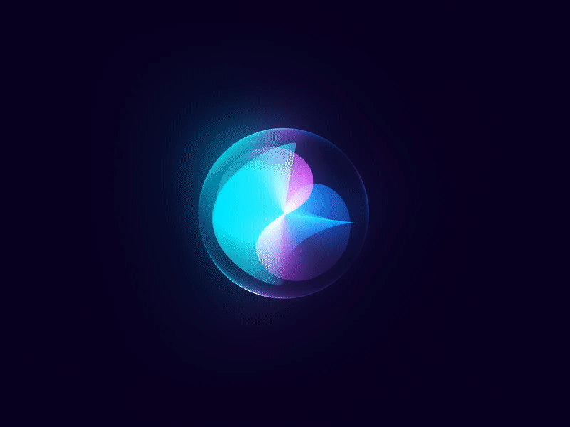 Siri Bubble 3d ae c4d