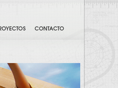 Header project for an architectural firm architecture clean paraguay simple white