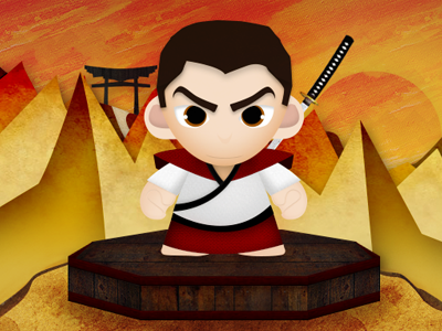 The warrior idea katana munny samurai