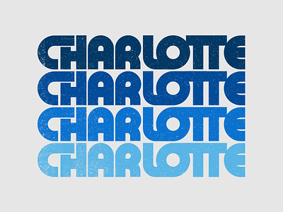 Charlotte Chunky Type 704 blue charlotte chunky illustration lettering retro texture thick type vector