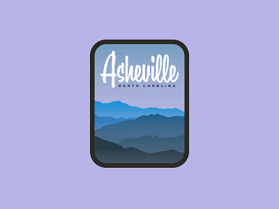 Asheville Travel Decal