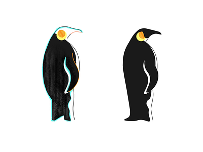 Penguin Designs character concept design penguin photoshop sketch vector