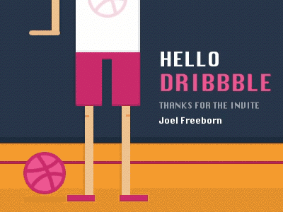 Hello Dribbble debut first shot hello hello dribbble principle thanks