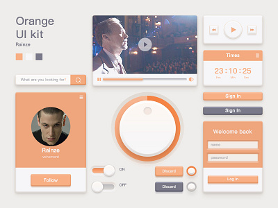 Orange ui Kit