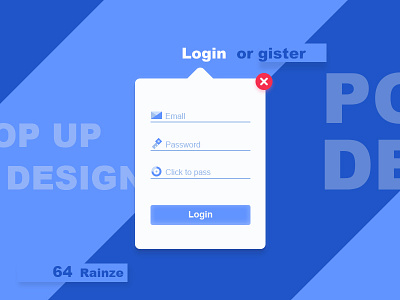 POP UP Design day4 design login pop ui up