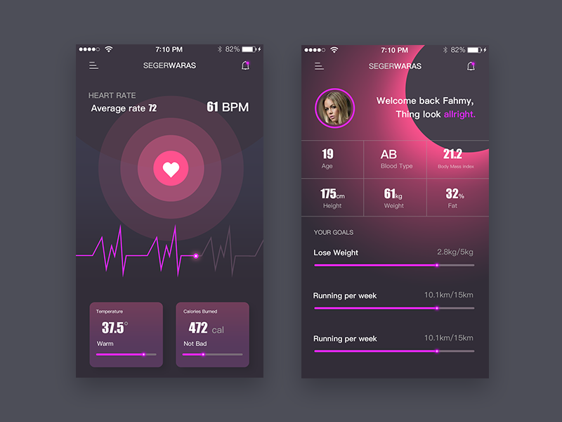 sports APP DAY9 by Rainze on Dribbble