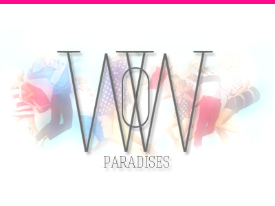 Wow Paradises blog fashion logo pink