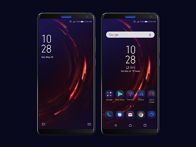 ROG Phone launcher design