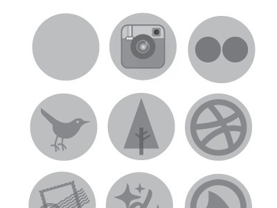 more icons badges buttons designmoo dribbble flickr forrst grooveshark icons instagram mail social twitter