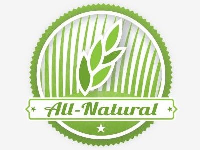 All Natural revision badge grass natural texture wheat
