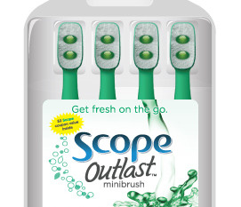 SCOPE Outlast minibrush pg product scope toothbrush