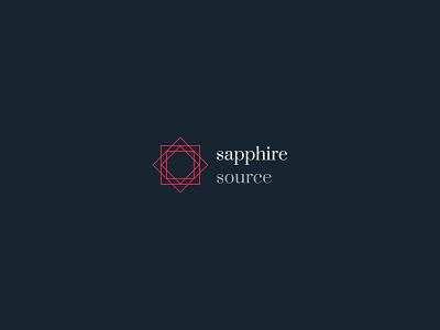 Sapphire Source branding design graphic design logo typography