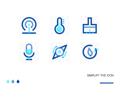 The function icon cleaning compass purification temperature voice wifi