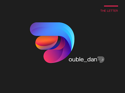 Double_dan d double gradient ribbon