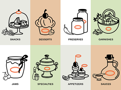 Cooking Recipes Icons