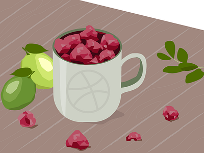 Raspberry Is Health You Can Taste forest fruits healthy snacks mug raspberry