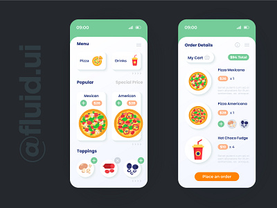 Food Delivery App app branding design food icon illustration minimal typography ui ux vector